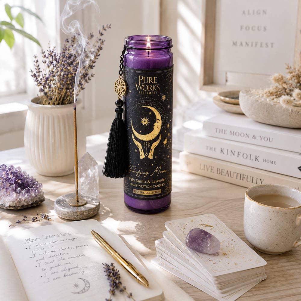 Duftkerze im Glas | Esoteric Purifying Moon | Palo Santo & Lavendel