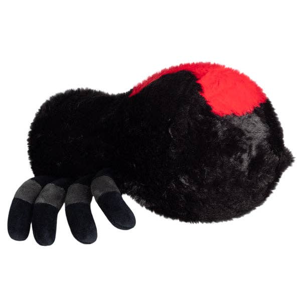 Plüsch-Spinne „Schwarze Witwe”