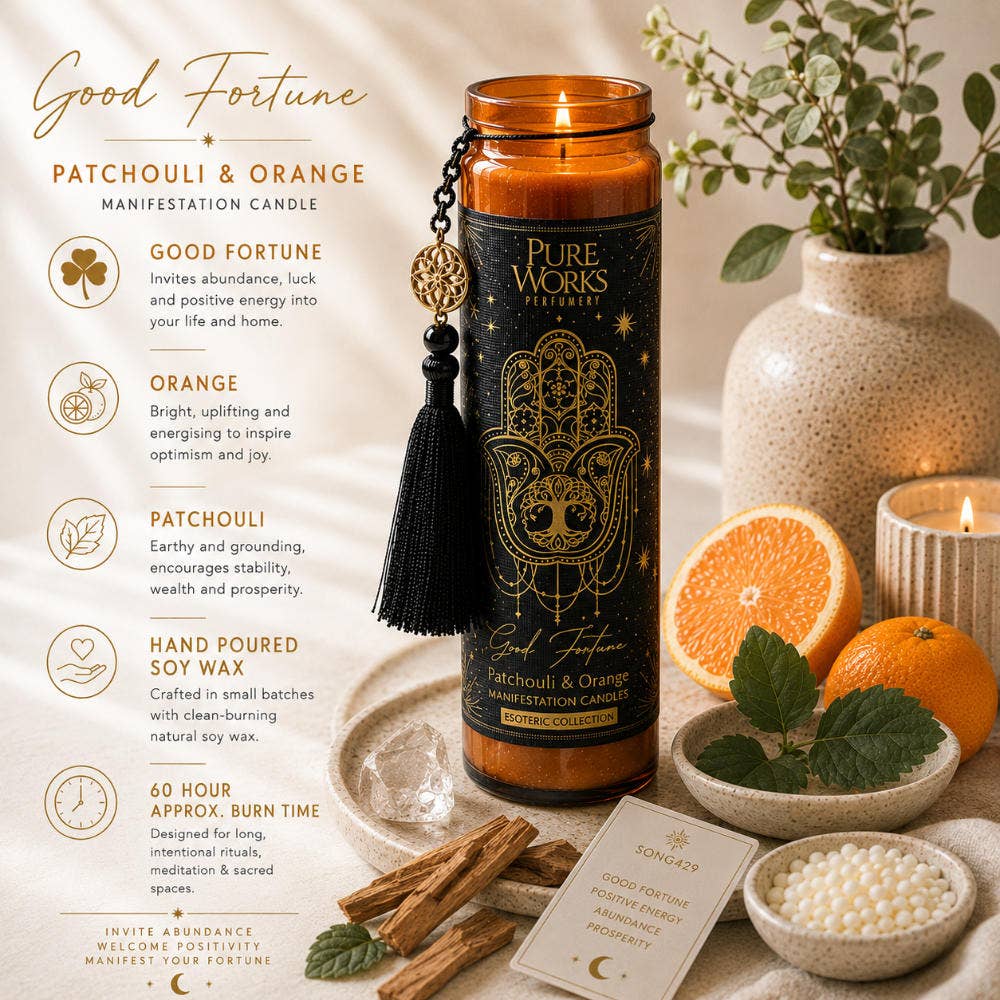 Duftkerze im Glas | Good Fortune | Orange & Patchouli
