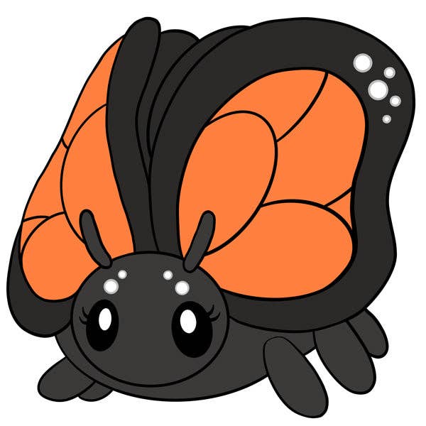 Monarchfalter Schmetterling Stofftier