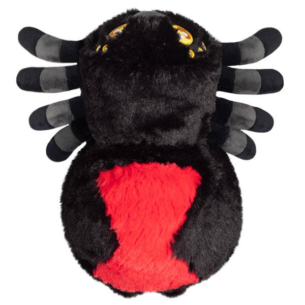Plüsch-Spinne „Schwarze Witwe”