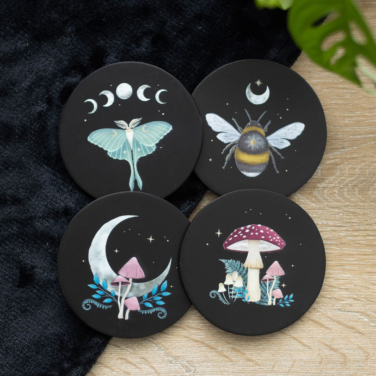 Dark Forest Untersetzer-Set mit 4 Motiven