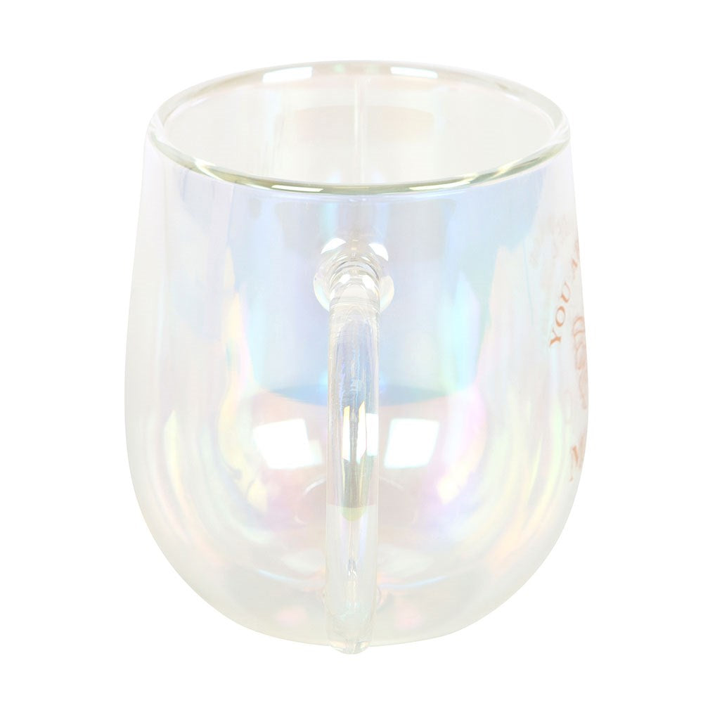 You Are Made of Magic Glasbecher mit Schmetterling