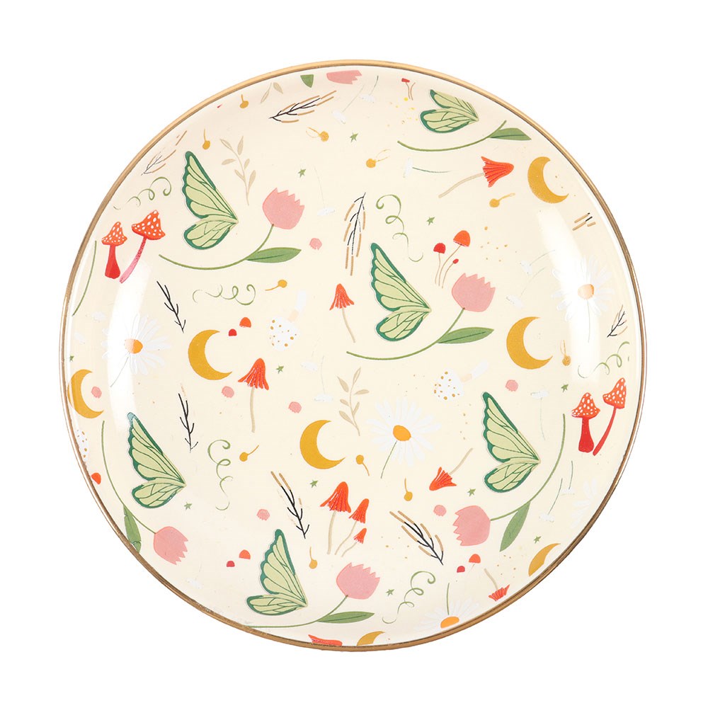 Schmuckschale mit Gartenzauber Motiv