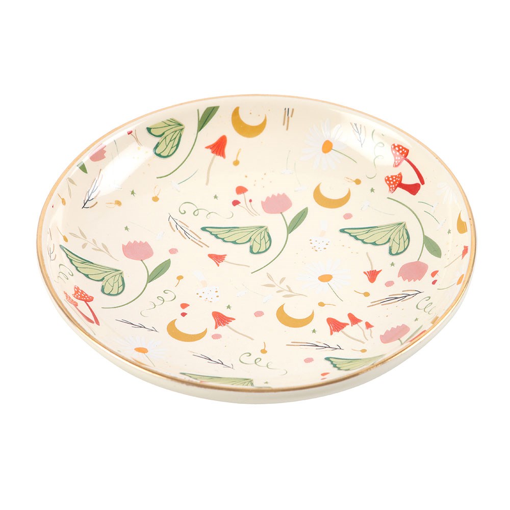 Schmuckschale mit Gartenzauber Motiv