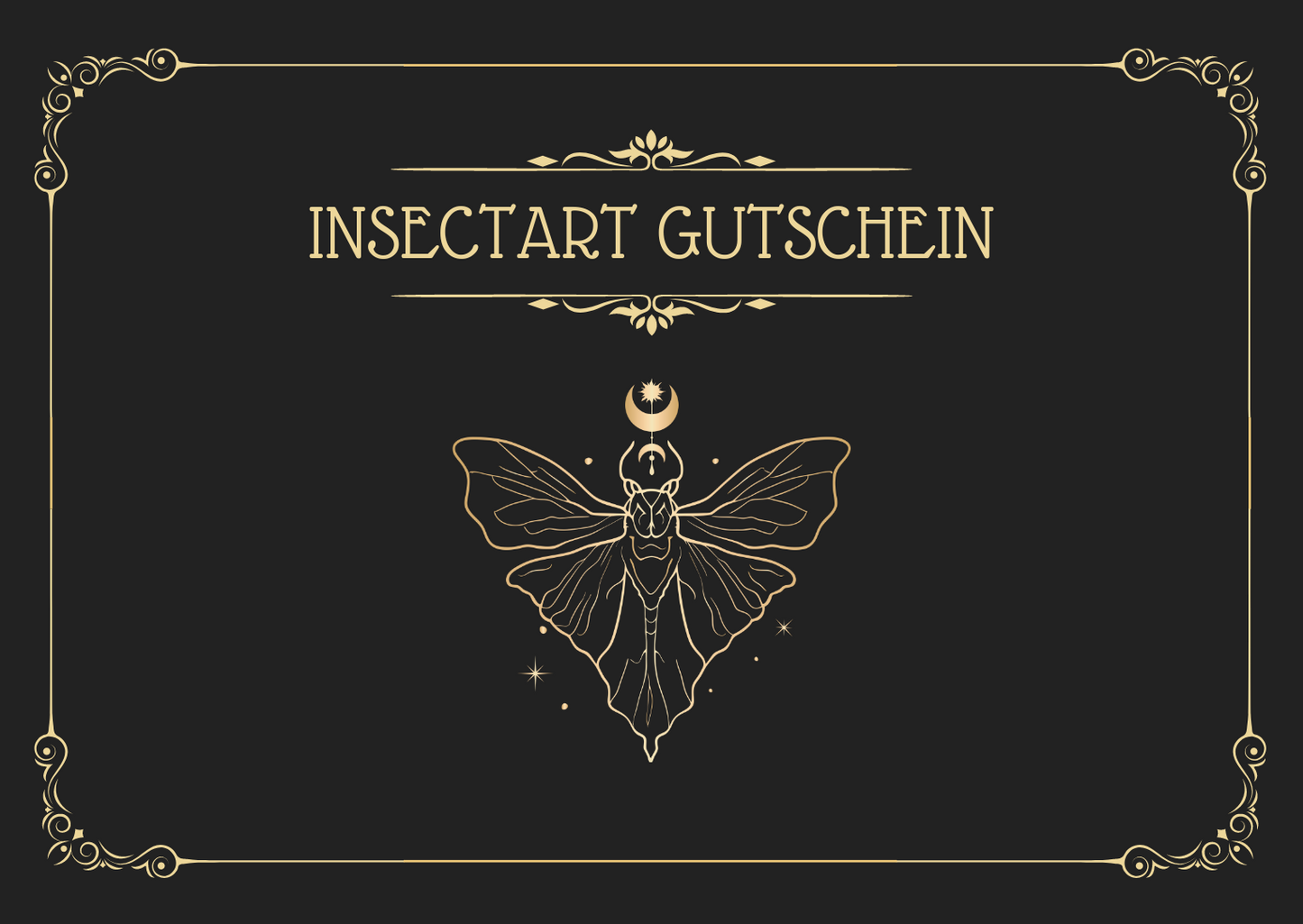 InsectArt gift voucher digital