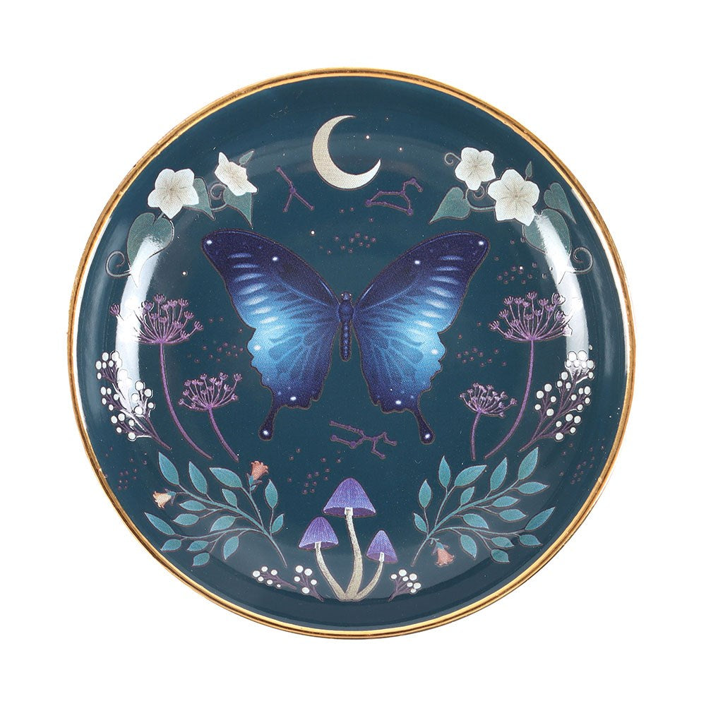 Schmuckschale Midnight Moth aus Keramik