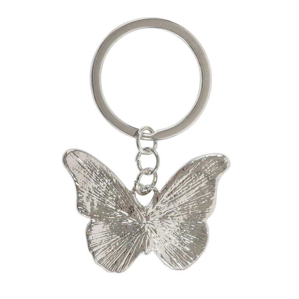 Zarter Schmetterling Schlüsselanhänger aus Emaille