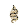 Gothic Schlangen Pin aus Emaille