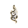 Gothic Schlangen Pin aus Emaille