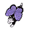 Emaille Pin mit magischer Katze