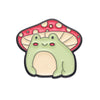 Emaille Pin mit Frosch & Fliegenpilz