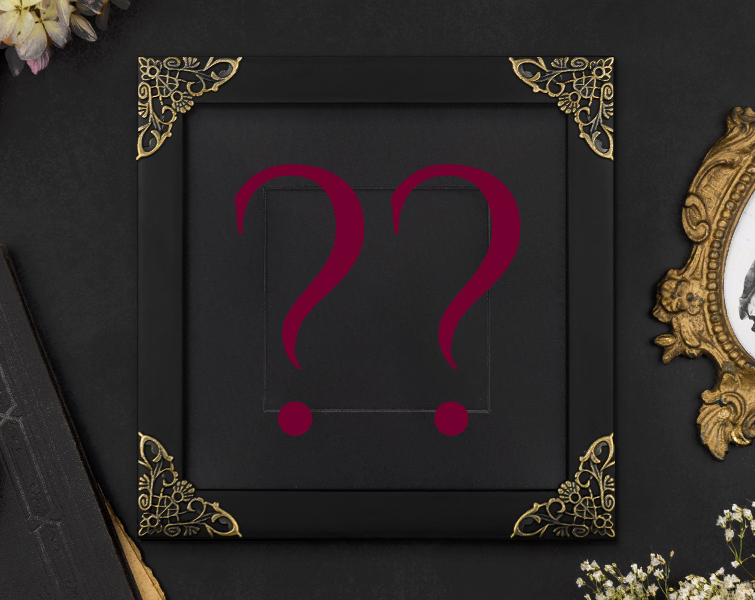Mystery Frame - Random Real Butterfly, Moth, or Insect in Baroque Frame ...